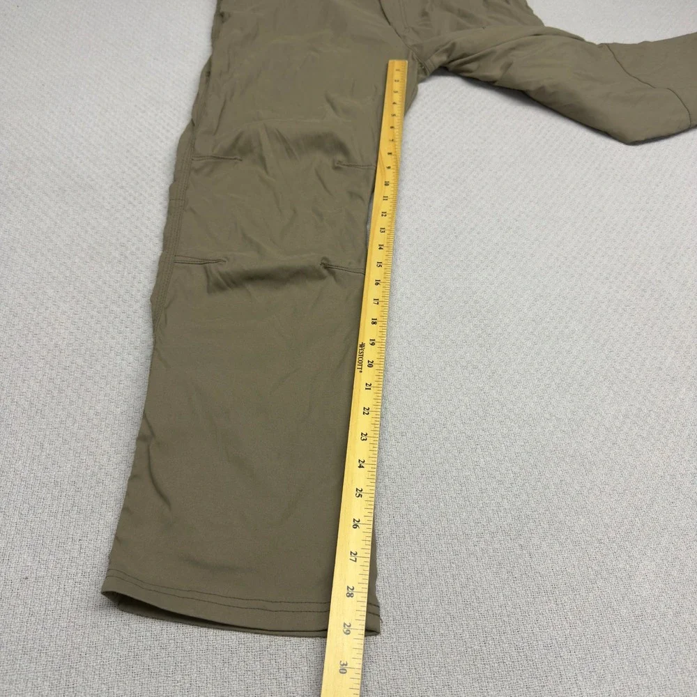 Wrangler ATG All Terrain Gear Pants 38x30 Tan Nylon Cargo Hiking Trail Stretch